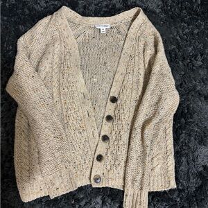 St. John's Bay Textured Beige Cardigan